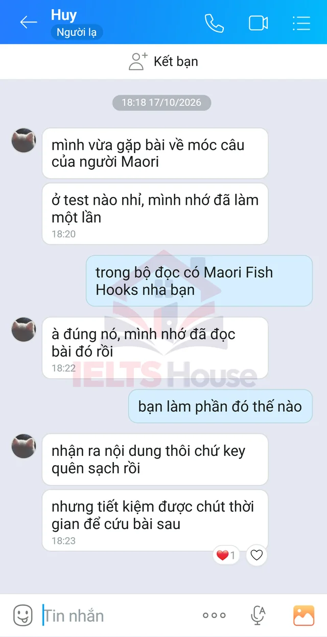 Ảnh feedback 5 trong bộ sưu tập IELTS House
