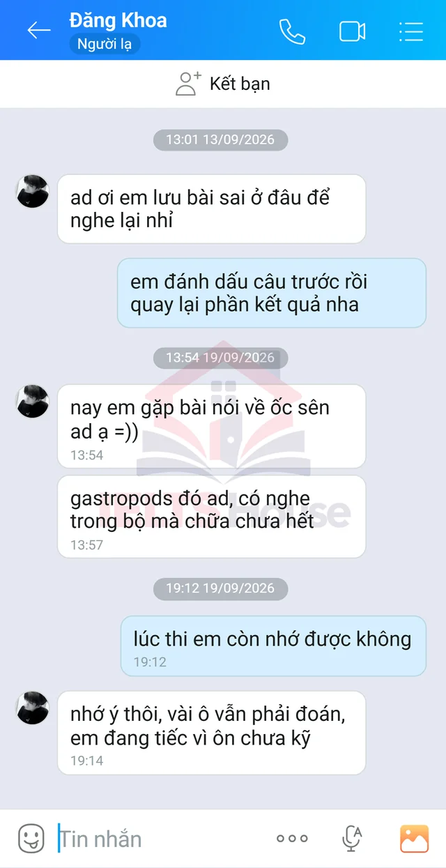 Ảnh feedback 33 trong bộ sưu tập IELTS House