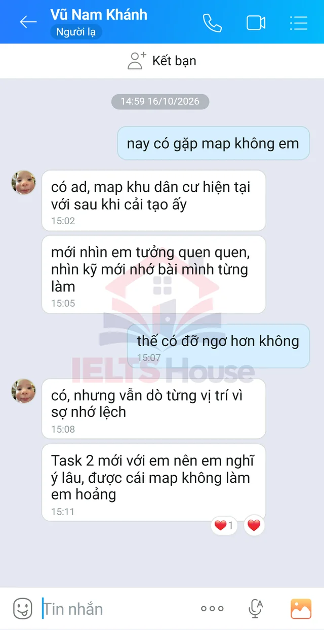Ảnh feedback 58 trong bộ sưu tập IELTS House