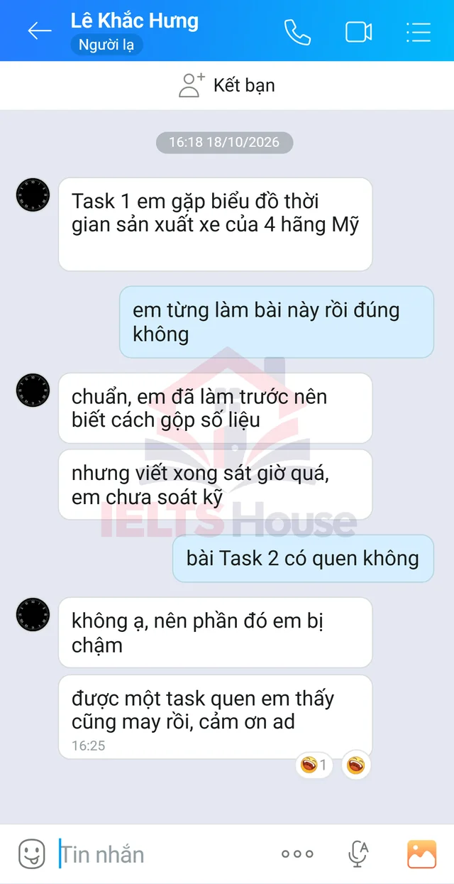Ảnh feedback 64 trong bộ sưu tập IELTS House