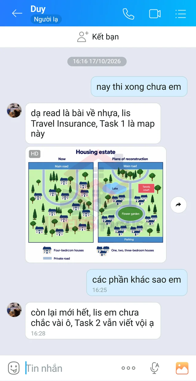 Ảnh feedback 117 trong bộ sưu tập IELTS House